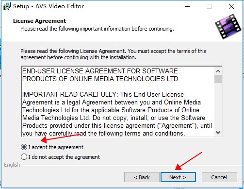 avsvideoeditor安装步骤2