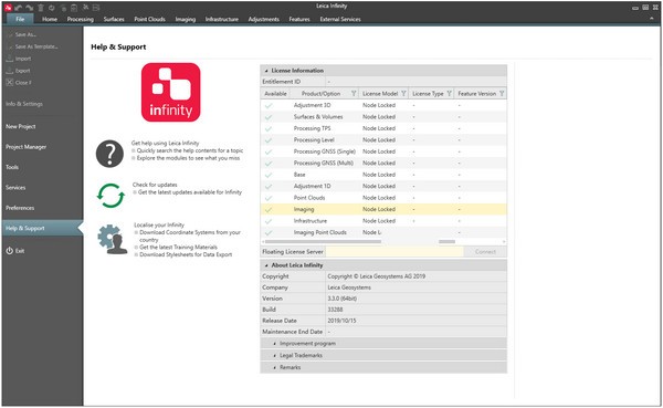 【Leica Infinity激活版下载】Leica Infinity(测量软件) v1.1.1 官方版