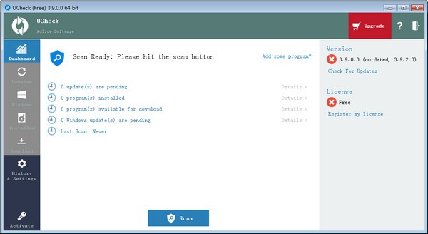 【UCheck下载】UCheck(软件更新工具) v3.9.0.0 官方版