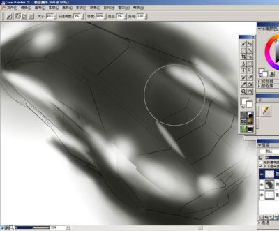 flame painter怎么制作跑车3