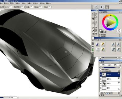 flame painter怎么制作跑车4