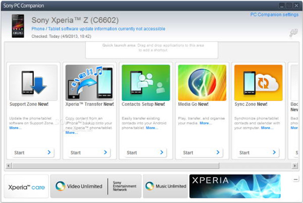 【Sony PC Companion】Sony PC Companion下载 v2.1 官方版