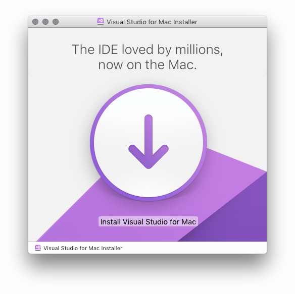 Visual Studio for Mac 2019破解版安装步骤1