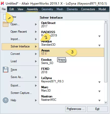 HyperWorks破解版使用教程2