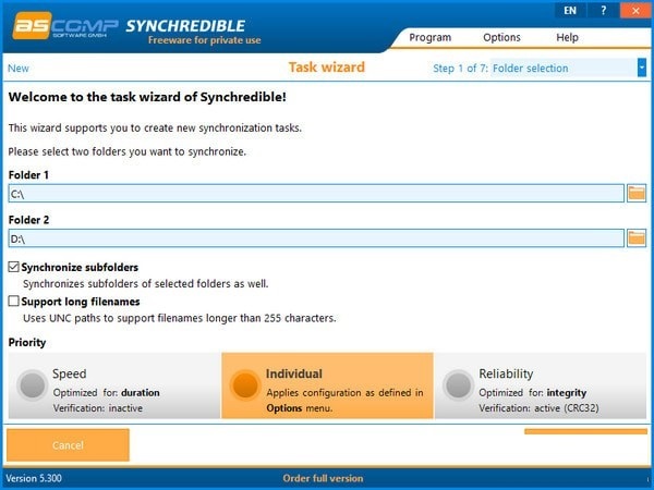 【Synchredible官方版下载】Synchredible(文件夹同步软件) v5.305 官方版