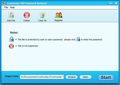 【Coolmuster PDF Password Remover激活版下载】Coolmuster PDF Password Remover(PDF解密软件) v2.19 免费版