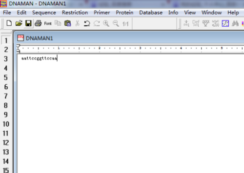 DnaMan软件怎么得到反向互补的DNA序列