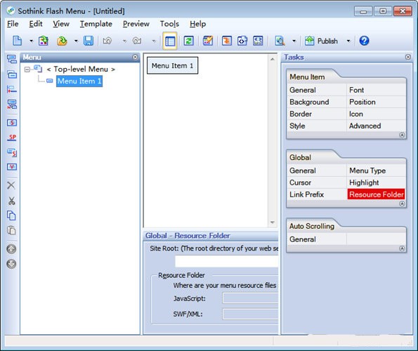 【Sothink Flash Menu下载】Sothink Flash Menu(闪存菜单工具) v1.2 官方版