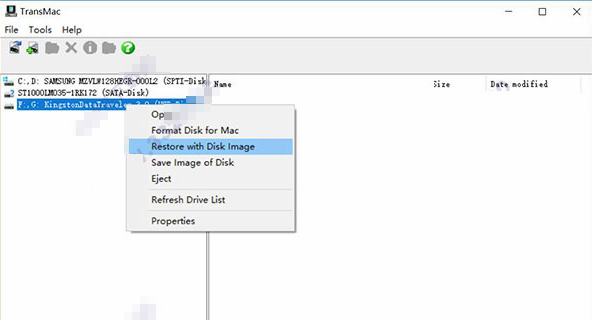 transmac软件苹果U盘启动制作教程1