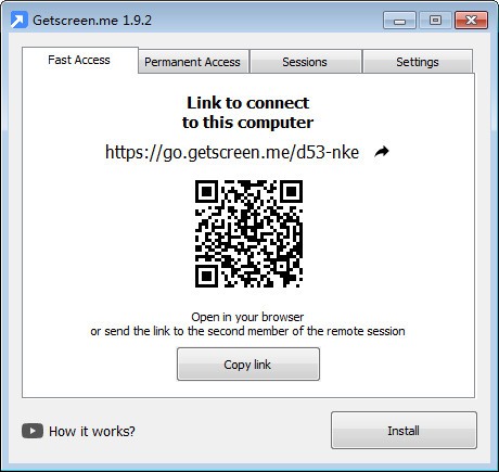 【Getscreen.me下载】Getscreen.me(一键远程桌面软件) v1.9.2 官方版