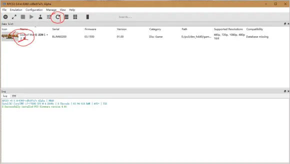 RPCS3模拟器中文版使用方法5