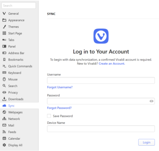 Vivaldi去广告版数据同步