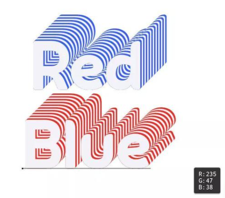 Adobe Illustrator CC2022破解版创建等距分层文本效果7