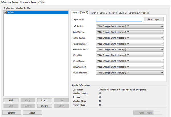 X-Mouse Button Control汉化版怎么设置中文1