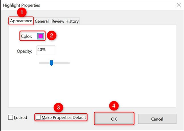 如何在 Adob​​e Acrobat Reader 中更改突出显示颜色4