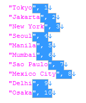 EmEditor如何当前列垂直线8