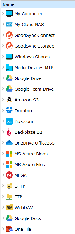 GoodSync怎么同步网盘1