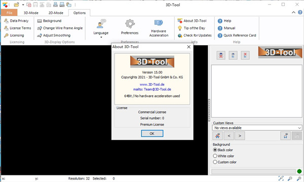 【3D-Tool激活版】3D-Tool中文版下载 v15.00 完美激活版(附patch补丁)