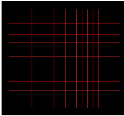 按尺寸绘制轴线截图