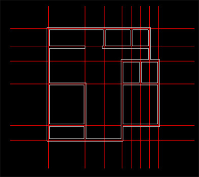 沿轴线绘制墙体截图
