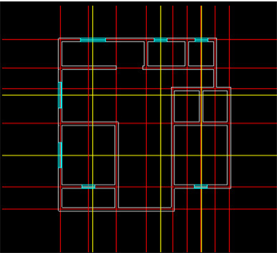 在墙上自动插入窗截图