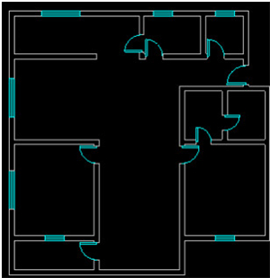 添加构造柱、文字注释、尺寸标注截图1