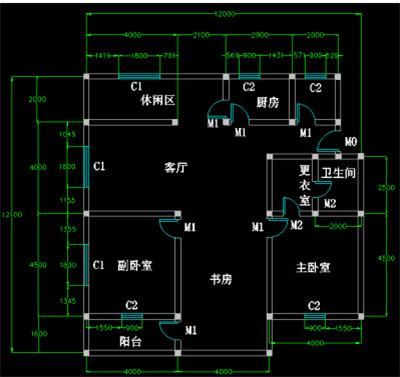 添加构造柱、文字注释、尺寸标注截图3