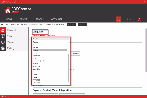 PDFCreator设置中文方法截图4