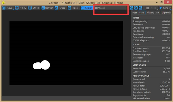 Corona渲染器Mask遮罩通道用法截图3