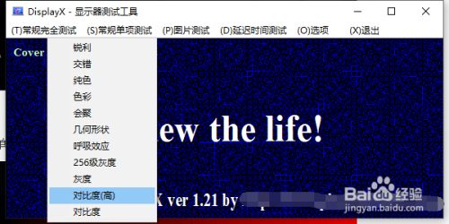 如何使用DisplayX来进行显示器的检测5