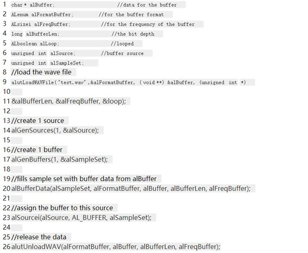 OpenAL官方版使用说明2