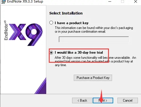 EndNote X9破解版安装步骤2