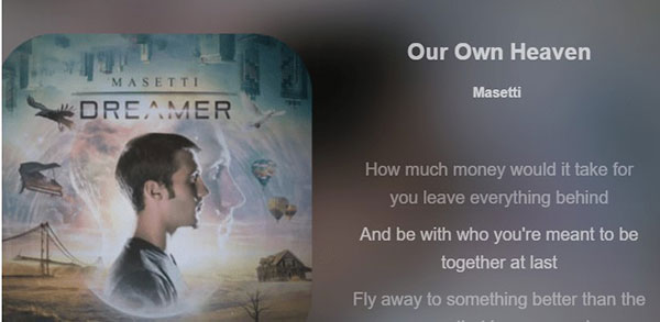 个性的播放页面截图