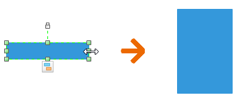 使用亿图图示绘制组织结构图时如何设置竖向文字2