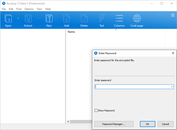 加密档案内文件名截图