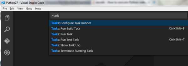 在Vscode中配置运行Python程序的命令截图1