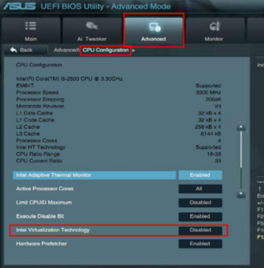 状态改为“开启”/“Enabled”截图