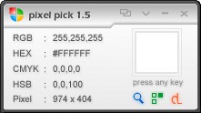 【Pixel Pick下载】Pixel Pick(取色工具) v1.5 最新免费版