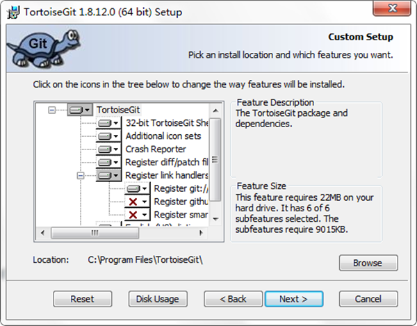 Tortoisegit客户端截图