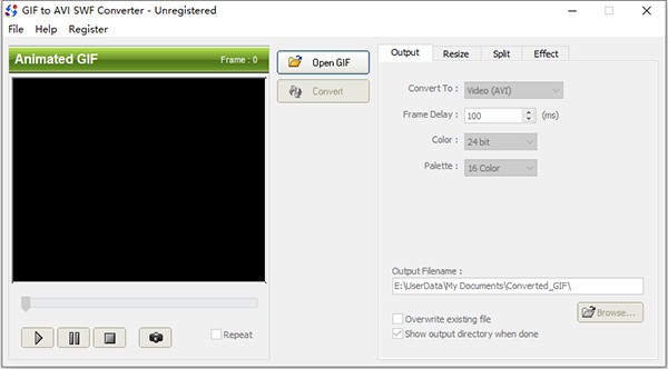 【GIF to AVI SWF Converter下载】GIF to AVI SWF Converter(图片格式转换工具) v3.1 官方版