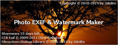 【Photo EXIF And Watermark Maker官方版下载】Photo EXIF And Watermark Maker v1.0.64.272 官方版