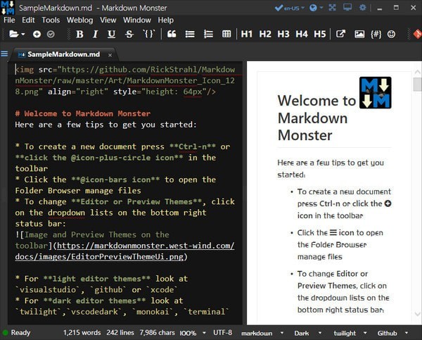 【Markdown Monster最新版下载】Markdown Monster官方版 v1.28.3.2 电脑版