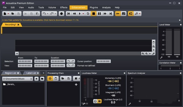 【Acoustica Premium Edition激活版下载】Acoustica Premium Edition(高级音频编辑软件) v7.3.10 免费版