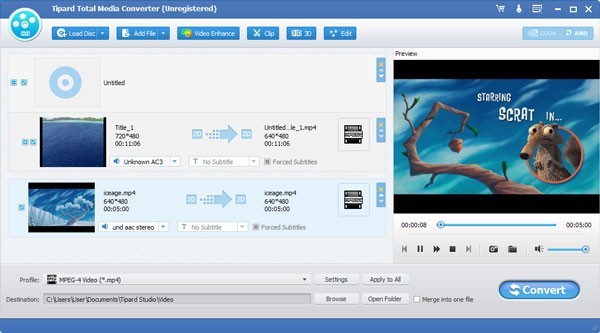 【Tipard Total Media Converter下载】Tipard Total Media Converter(视频格式转换) v9.2.36 官方版