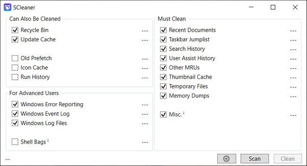 【SCleaner激活版下载】SCleaner(一键式系统清洁器) v0.9.8.0 免费版
