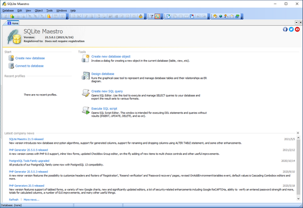 【SQLite Maestro下载】SQLite Maestro(数据库管理软件) v21.5.0.1 官方版