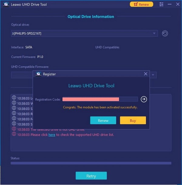 【Leawo UHD Drive Tool官方版下载】Leawo UHD Drive Tool(驱动器降级工具) v1.0.0.0 官方版
