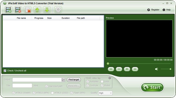 【iPixSoft Video to HTML5 Converter免费版下载】iPixSoft Video to HTML5 Converter(HTML5视频转换器) v3.2.0 官方版