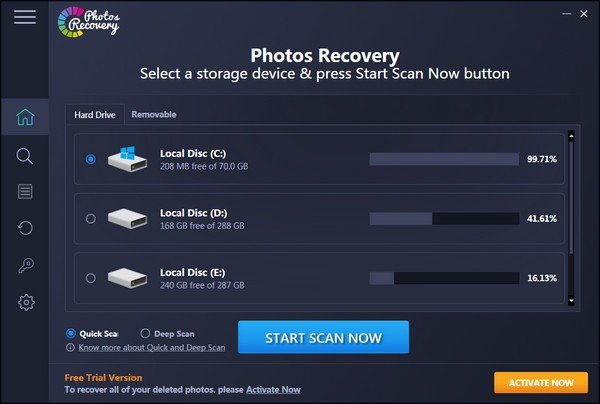 【Photos Recovery激活版下载】Photos Recovery(照片恢复软件) v2.0.0.191 免费版