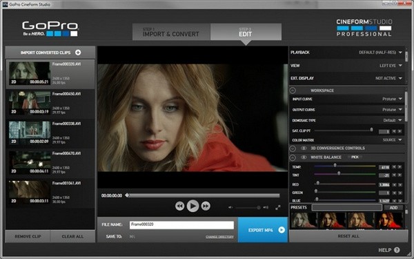 【GoPro CineForm Studio免费版下载】GoPro CineForm Studio(视频图像编辑工具) v1.3.2.170 官方版